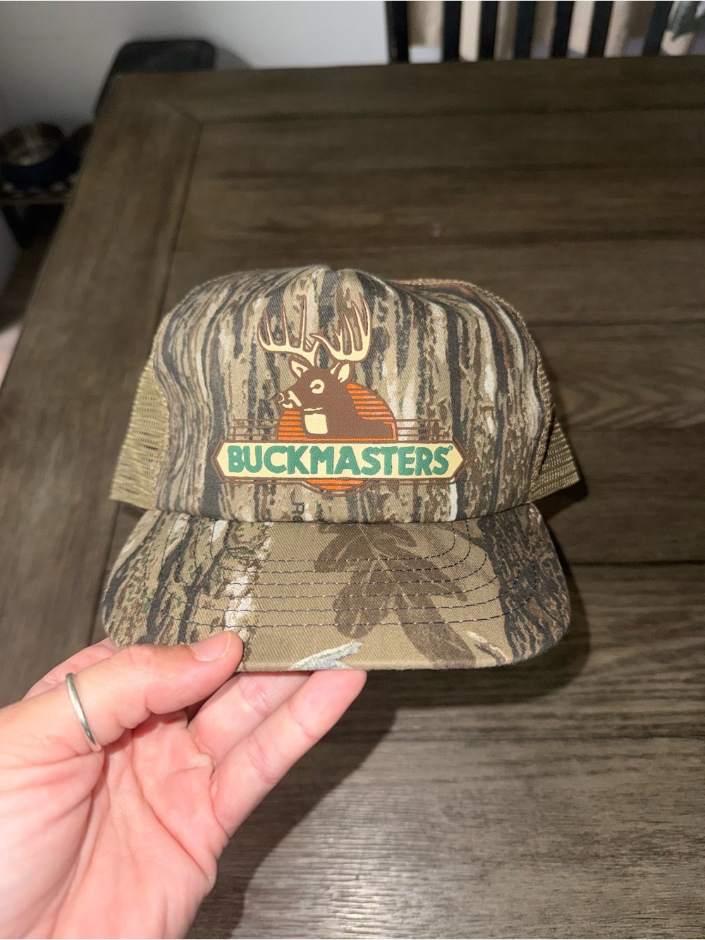 Masters Buckmasters Camo Trucker Hat - Brown/Green